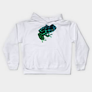 neon frog Kids Hoodie